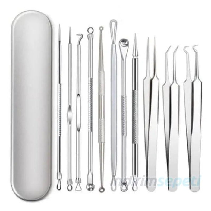 11 Parça Siyah Nokta Temizleyici Cilt Bakım Komedon Seti - Indirimsepeti