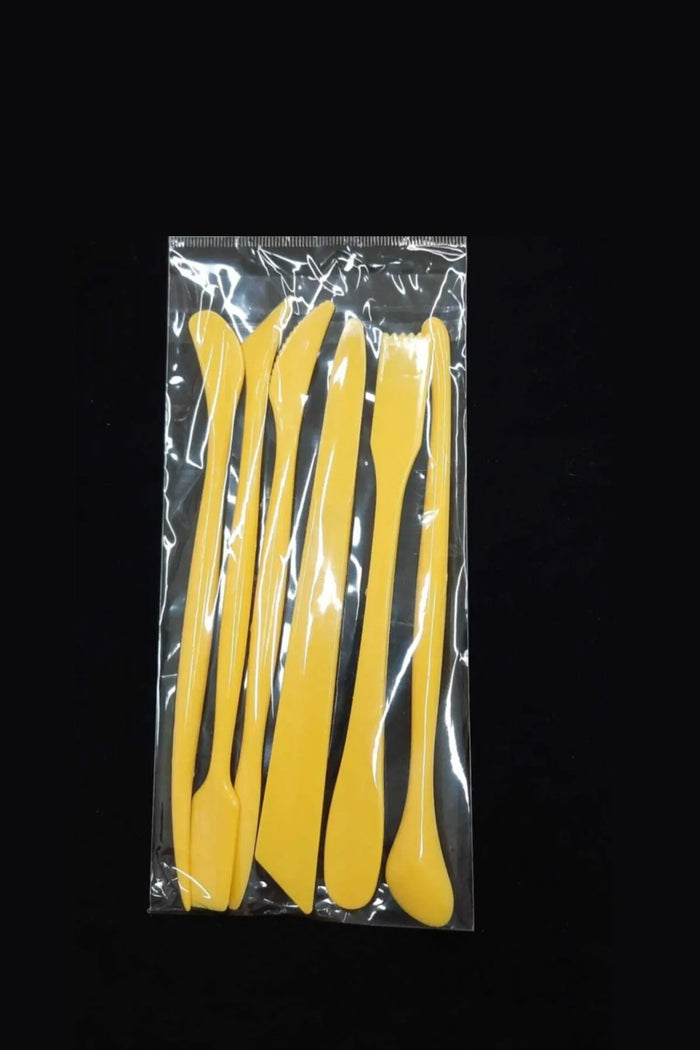 6 Li Ebeşuar Seti (plastik), Modelaj Kalem Seti Plastik Ebeşuar 17 Cm - Indirimsepeti