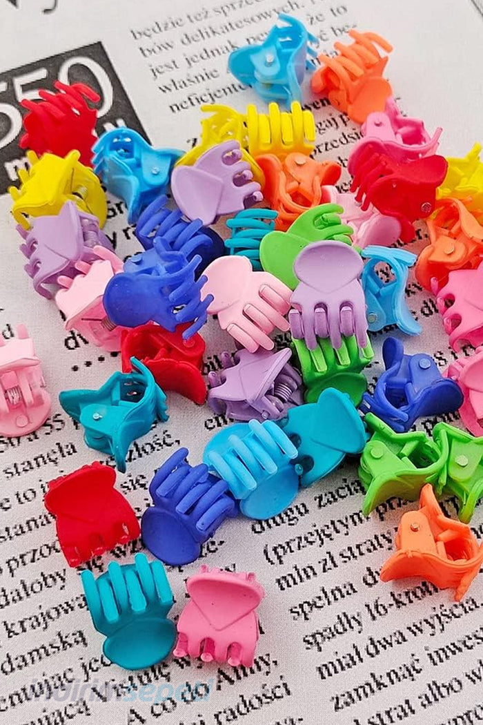 20'li Mini Boy Mandal Toka Seti Renkli Saç Aksesuar - Indirimsepeti