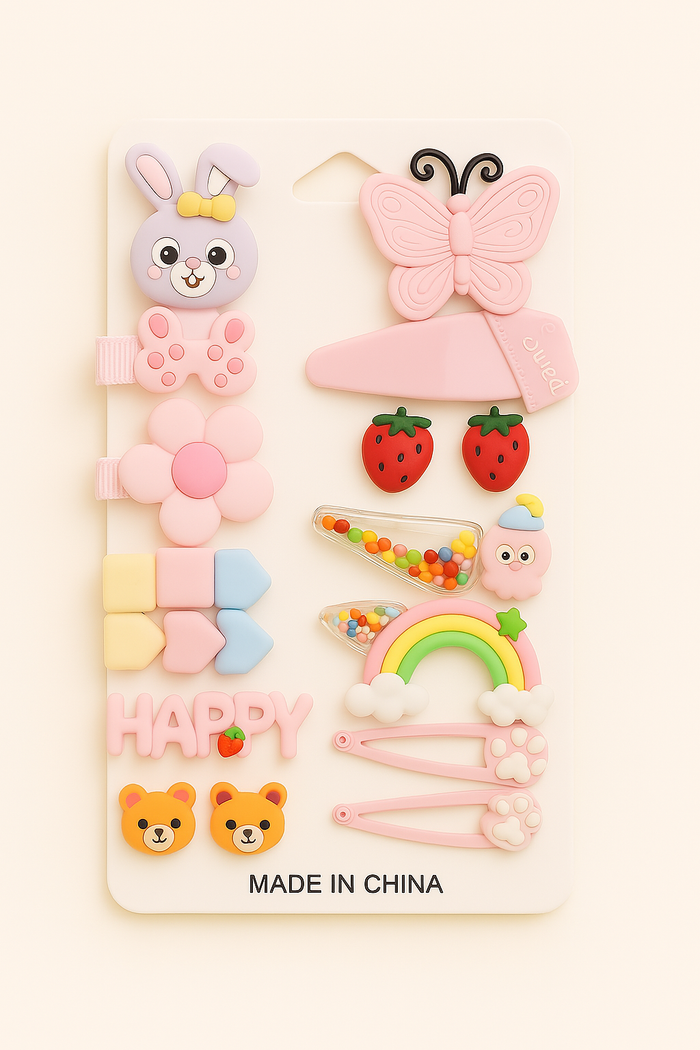 Pembe Kelebek Saç Tokası Çocuk Kız Bebek Prenses Küçük Kız Saç Aksesuarları Saç Tokası Klip - Indirimsepeti