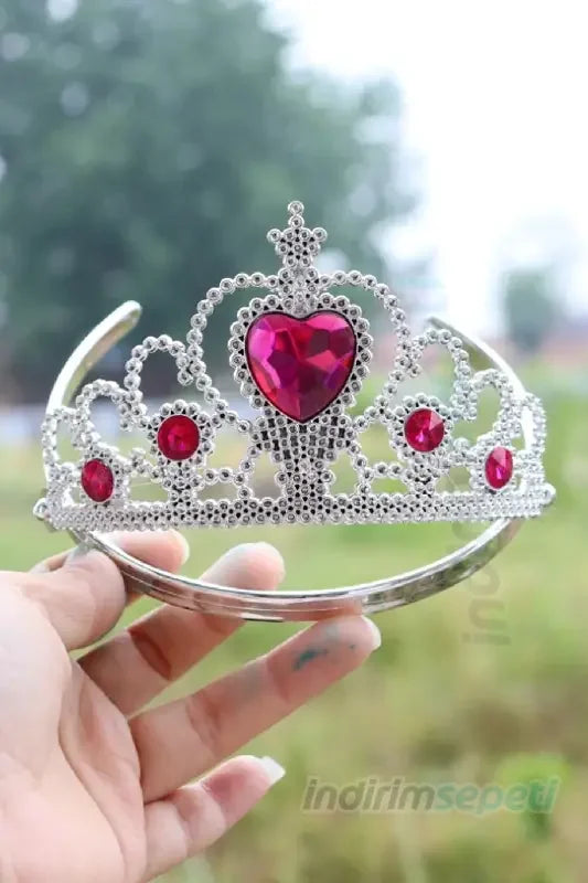 Çocuk Karlar Ülkesi Frozen Elsa Anna Taç Seti - Indirimsepeti