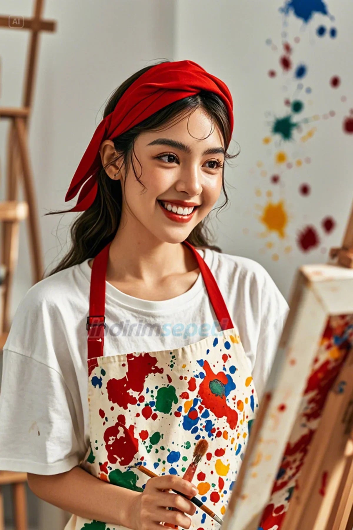 Kırmızı %100 Pamuklu Kumaş Fular Bandana 23 Nisan 29 Ekim 19 Mayıs - Indirimsepeti