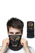 Aslan Desenli Motorcu Buff Maske Outdoor Boyunluk Unisex Bandana Spor, Motor ve Günlük Kullanım - indirimsepeti