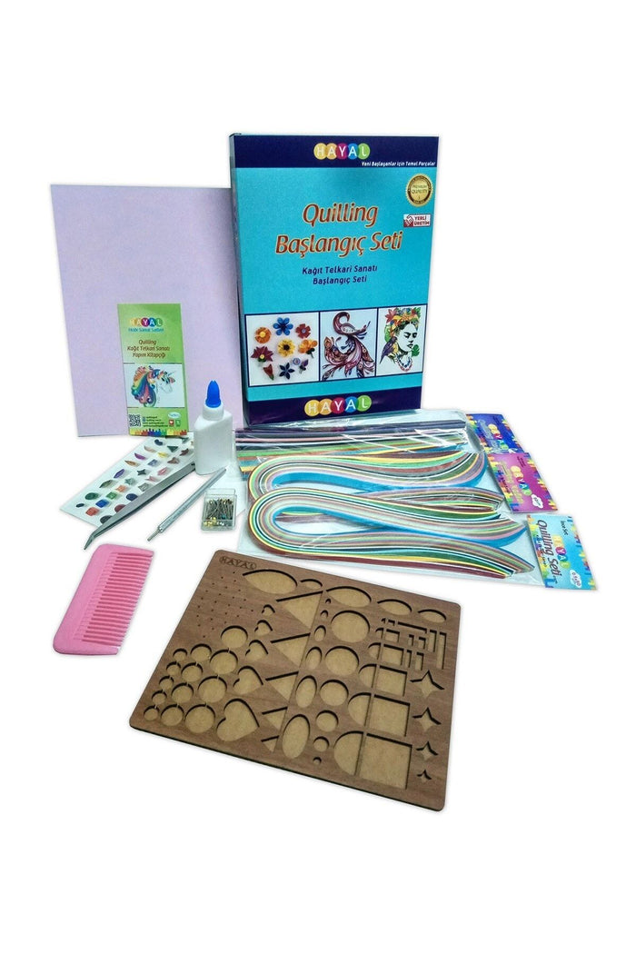 Yeni Başlayanlar Için Quilling Başlangıç Seti - Set No:2 - Indirimsepeti