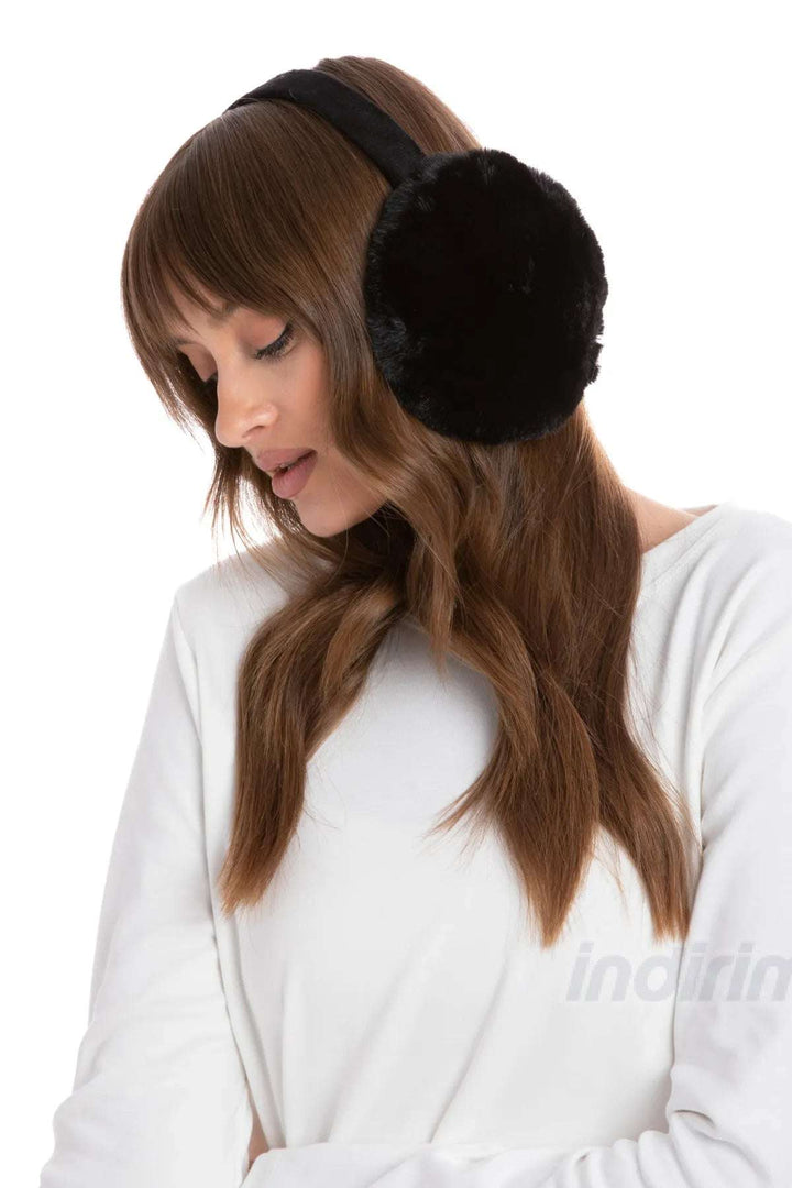 Trend Peluş Kulaklık Katlanır Model Soğuk Koruyucu Peluş Kalın Kışlık Soft Kulaklık Siyah - Indirimsepeti