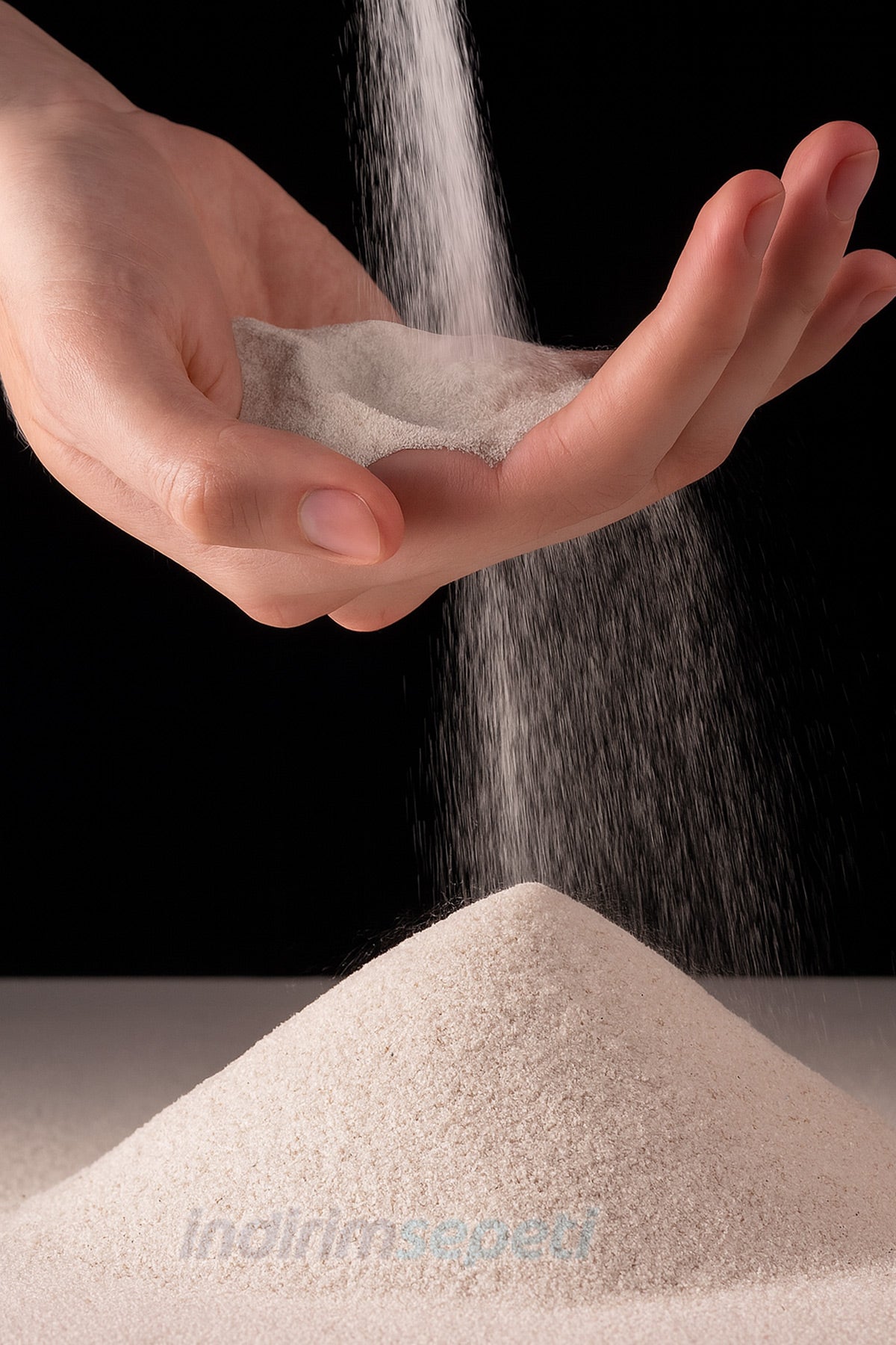 Sanatsal Boyama Kumu – 500 gr Beyaz Kuvars Akrilik Doku ve Resin Art Kum, Yüksek Kalite Dekoratif Kum