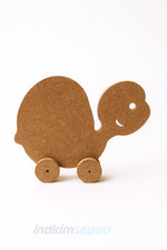 Ahşap Kaplumbağa Boyama Objesi – 19×16 cm | Çocuklar İçin Eğlenceli Hobi Figürü - indirimsepeti