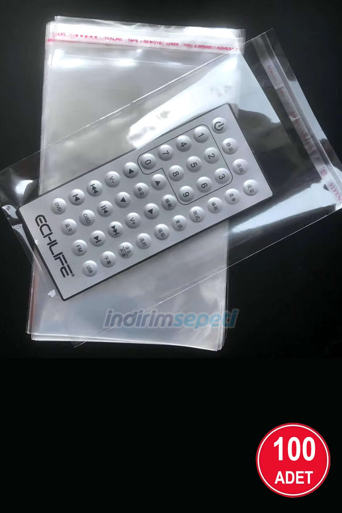 50 Adet 30x45 Cm Bantlı Yapışkanlı Şeffaf Opp Jelatin Poşet Torba, Çeyiz Poşeti - Indirimsepeti