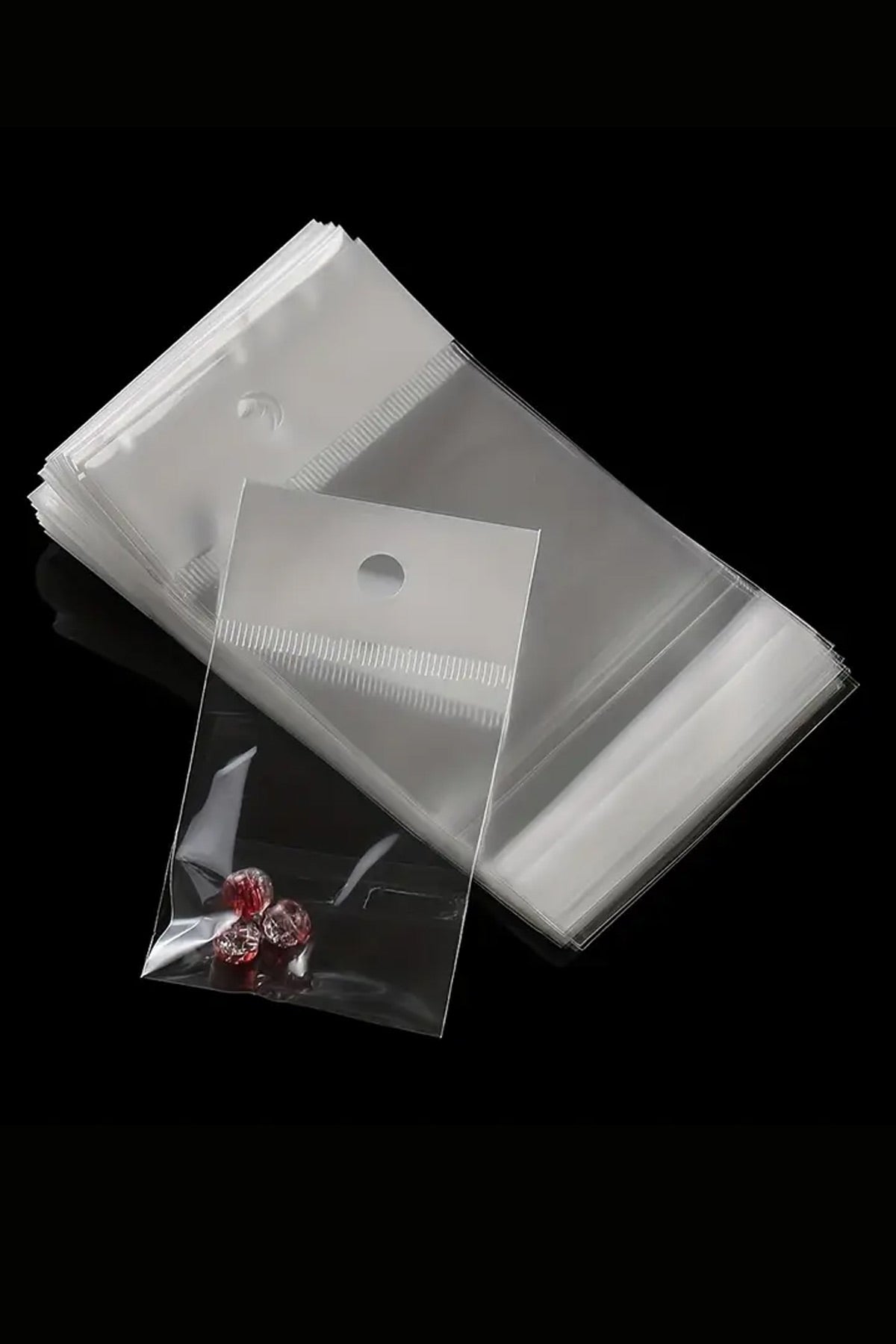 Askılı Opipi Şeffaf Jelatin Torba poşet 24x35 cm | Yapışkanlı, 100 Adet – Telefon, Gözlük ve Aksesuar Ambalajı - indirimsepeti
