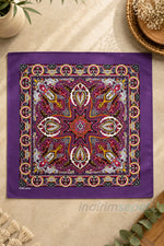 Etnik Desenli Pamuklu Bandana | 52x52 cm Geleneksel Desenli Sokak Stili Unisex Bandana