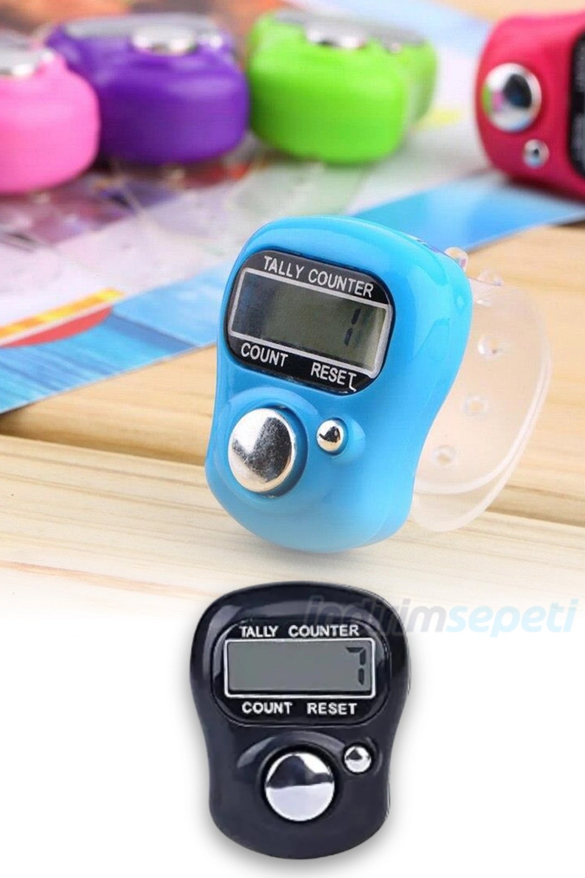 Dijital Parmak Zikirmatik Elektronik Tespih Sayacı Hediyelik Mevlüt, Kur’an, Umre ve Hac Zikir Sayacı 1 Adet