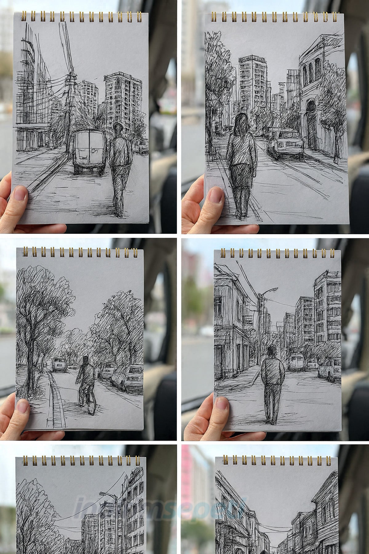 Eskiz Defteri A5 Spiralli Çizim Defteri 50 Yaprak – 100 gr Kalın Kağıt – Üstten Açılır Spiralli Sketch Book - indirimsepeti