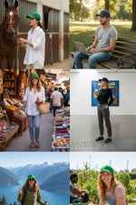 Modern Yeşil Baseball Şapka – Günlük Kullanım İçin Şık Tasarım Kadın & Erkek Spor Tarz