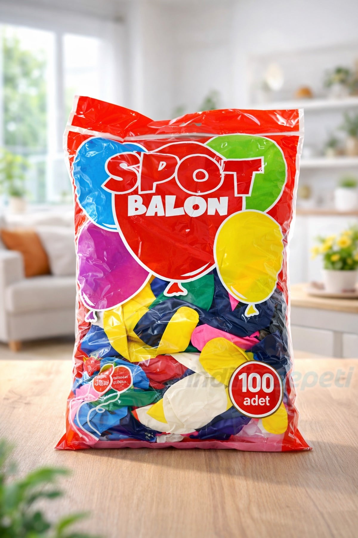 100 Adet Karışık Renk Balon 12 inç (30 cm) – Parti, Doğum Günü ve Organizasyon Balon Seti - indirimsepeti