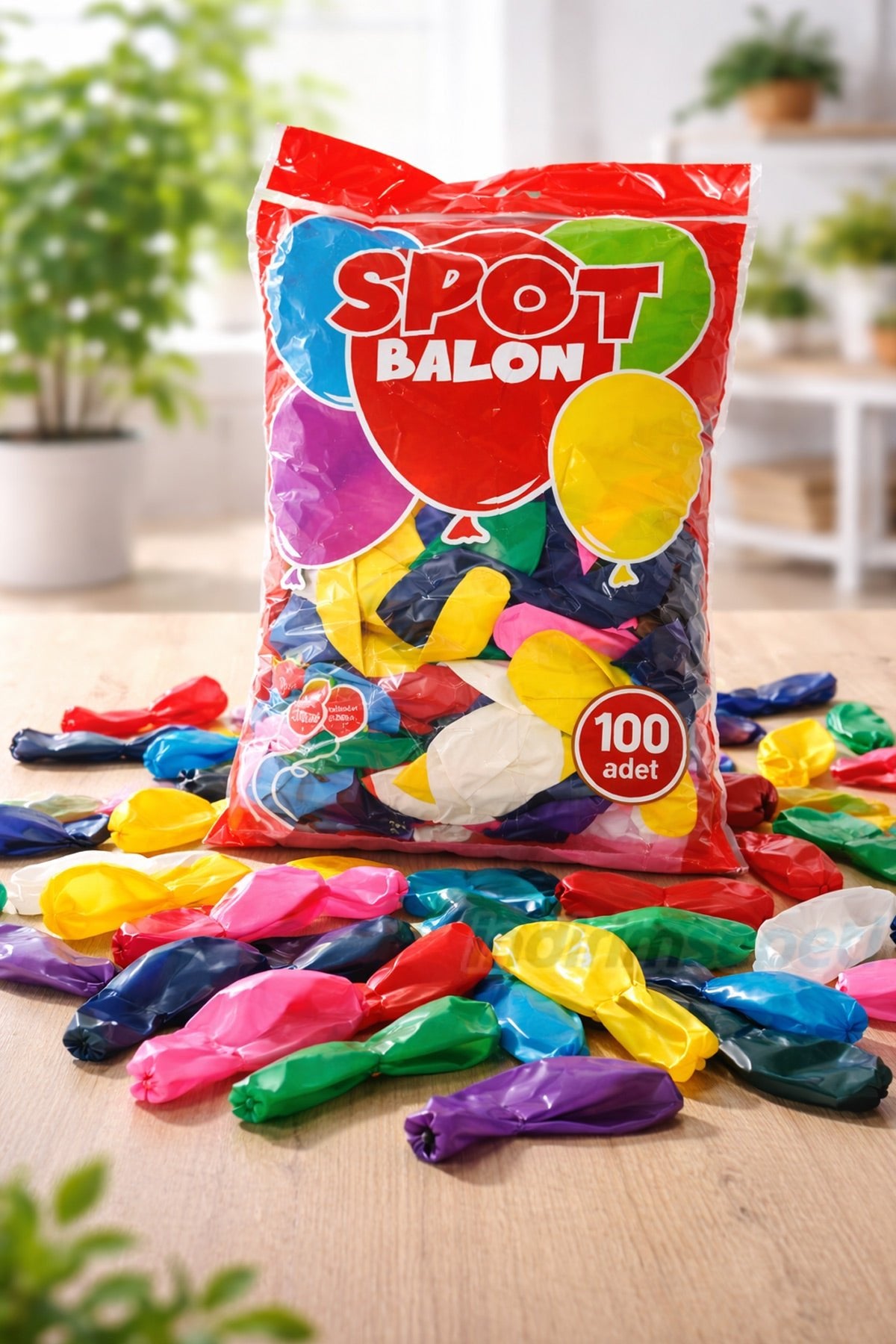 100 Adet Karışık Renk Balon 12 inç (30 cm) – Parti, Doğum Günü ve Organizasyon Balon Seti - indirimsepeti