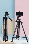 Tripod 146 cm/ 57" Profesyonel Kamera Standı, Bluetooth Kumandalı Ayarlanabilir Katlanabilir, Telefon, Projeksiyon, Webcam, Spotting