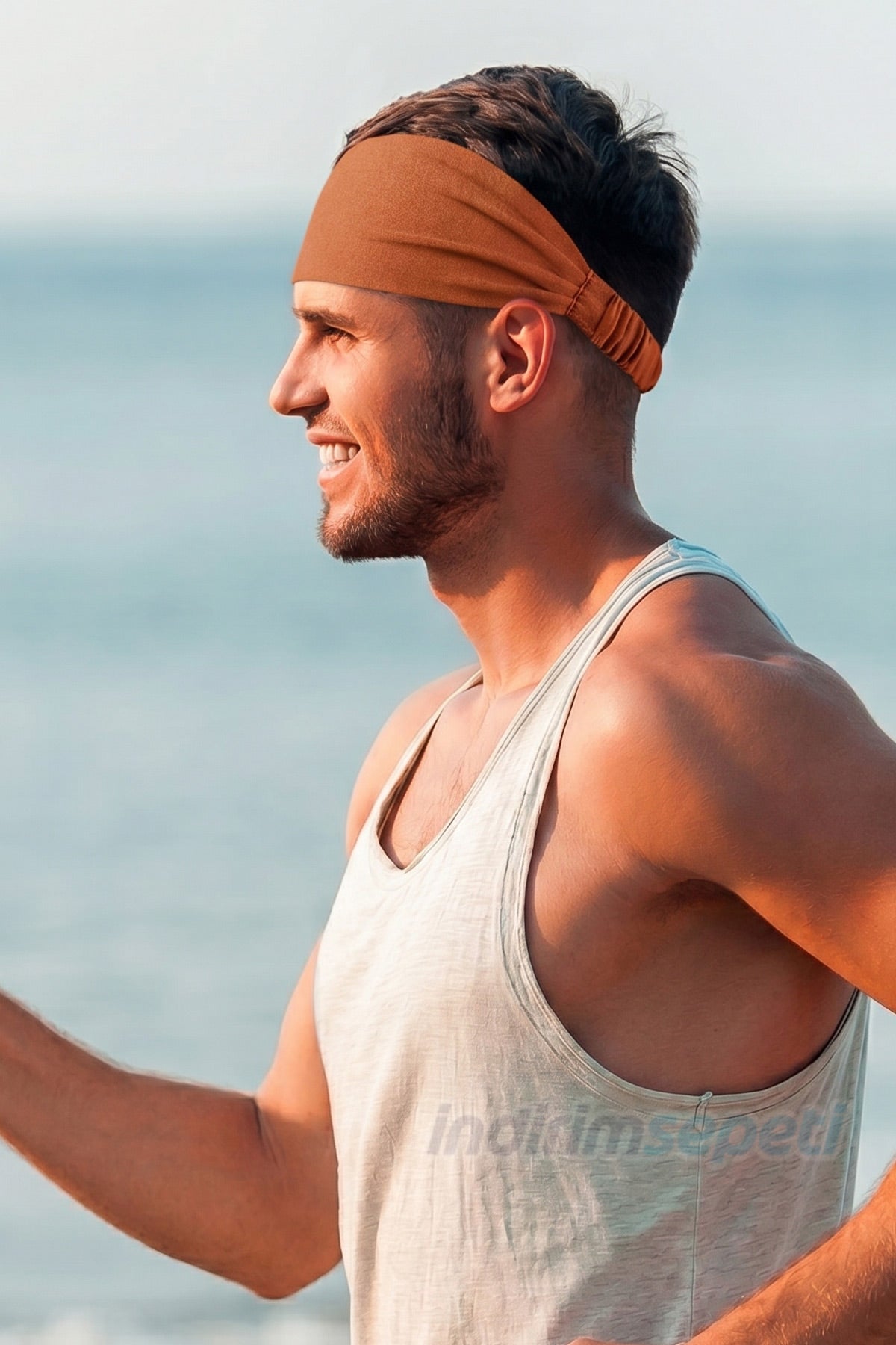 3’lü Set Pamuklu Esnek Saç Bandı – Model 3 Makyaj ve Cilt Bakım Bandana Turuncu Hardal Kirli beyaz - indirimsepeti