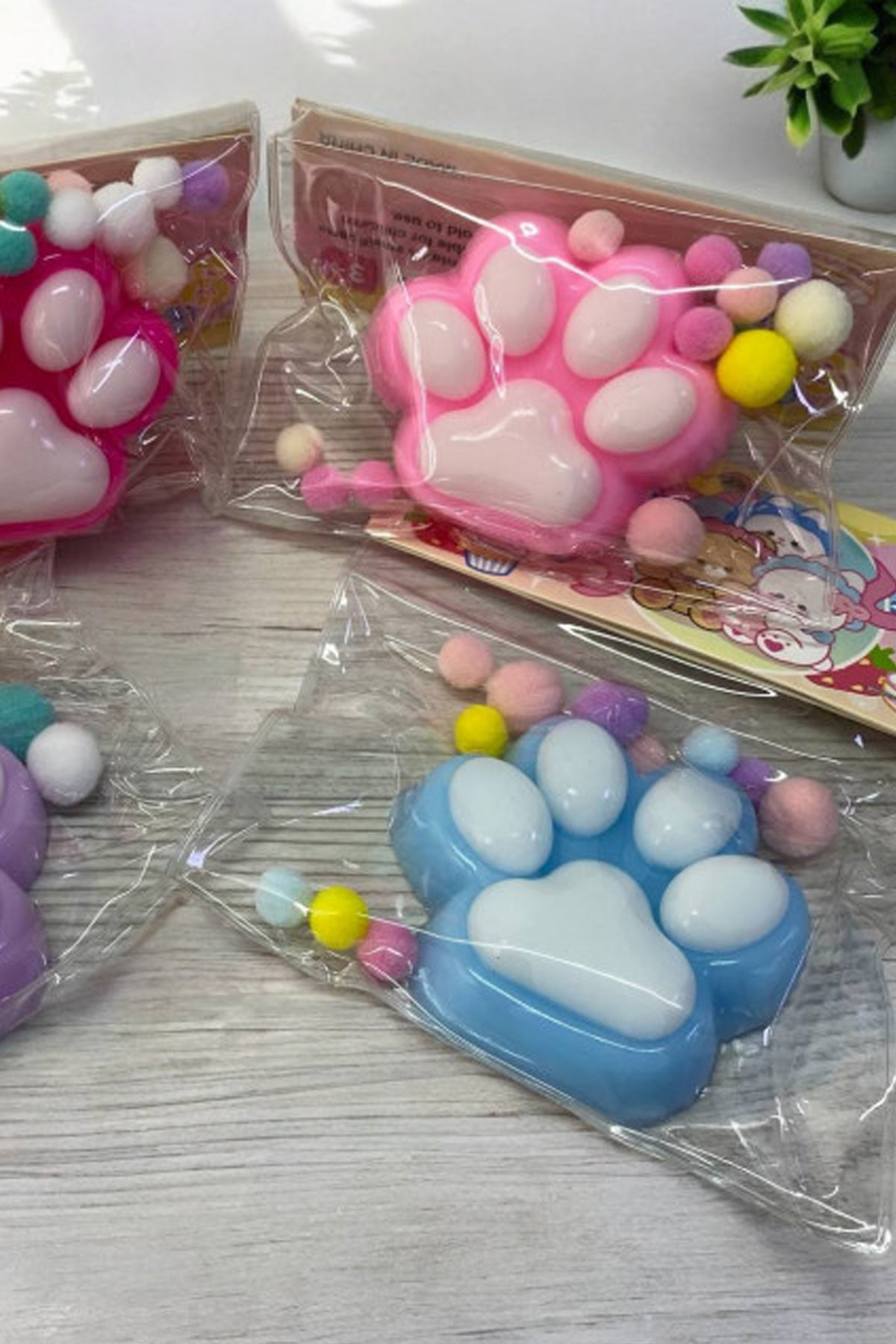 Büyük Boy Pati Squishy Taba Squishy Kedi Pati Sıkma 14 cm Pullu Pati Sukuşi Karışık Renk - indirimsepeti
