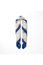 Nazar Gözlü Saten Bandana 50x50 cm – Güneş, Ay ve Yıldız Desenli Şık Tasarım - indirimsepeti