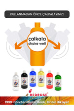 Yeşil Akrilik Boya 500 gr Sanatsal, Dekoratif, Hobi Amaçlı, Canlı Renkler - indirimsepeti