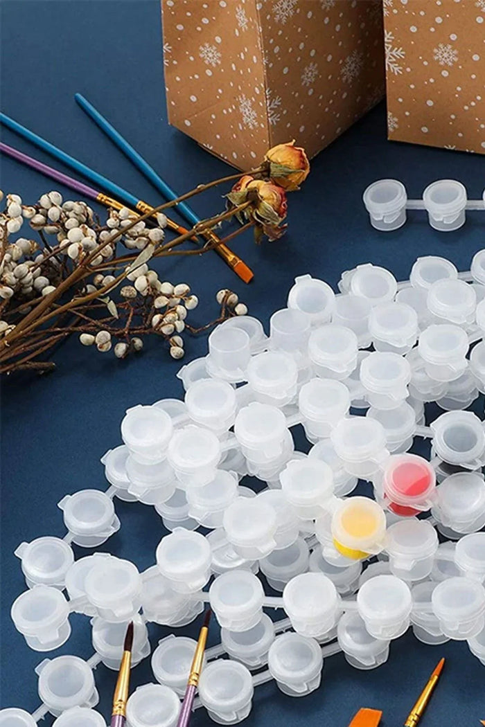 100’lü 3ml mini boya kutusu. Hafif, sızdırmaz ve yumuşak kapaklı. Suluboya, akrilik ve guaj boya depolamak için ideal şerit formda kutular. - Indirimsepeti