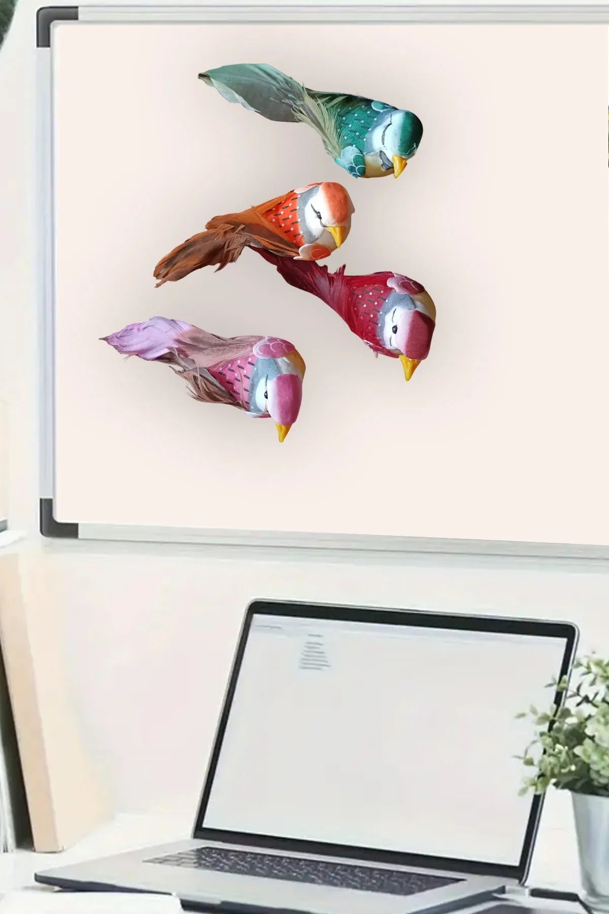 Magnet - Buzdolabı Magneti - Buzdolabı Süsü - Kuşlar Renkli Magnet - Hediye Ofis İş Yeri - indirimsepeti