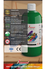 Yeşil Akrilik Boya 500 gr Sanatsal, Dekoratif, Hobi Amaçlı, Canlı Renkler - indirimsepeti