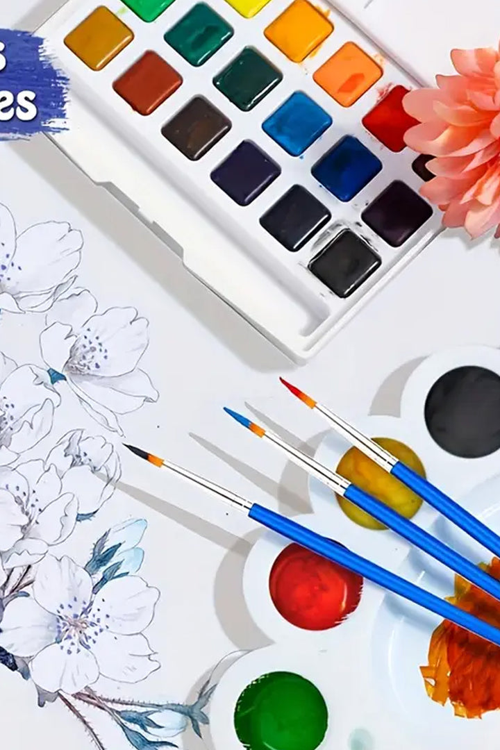 10’lu Sivri Uçlu Boya Fırçası Seti – Etkinlik, Hobi, Kutlama ve Sanatsal Çalışmalar İçin Uygun - Indirimsepeti