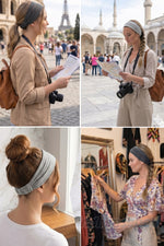 Lastikli Bandana 3’lü Set Pamuklu Esnek Saç Bandı – Model 2 Makyaj ve Cilt Bakım Bandana Krem Füme Koyu Füme - indirimsepeti