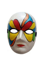 5 Adet, Karton Maske, Boyanabilir, Eğitici Maske Boyama, Etkinlik ve Hobi Maskesi - indirimsepeti