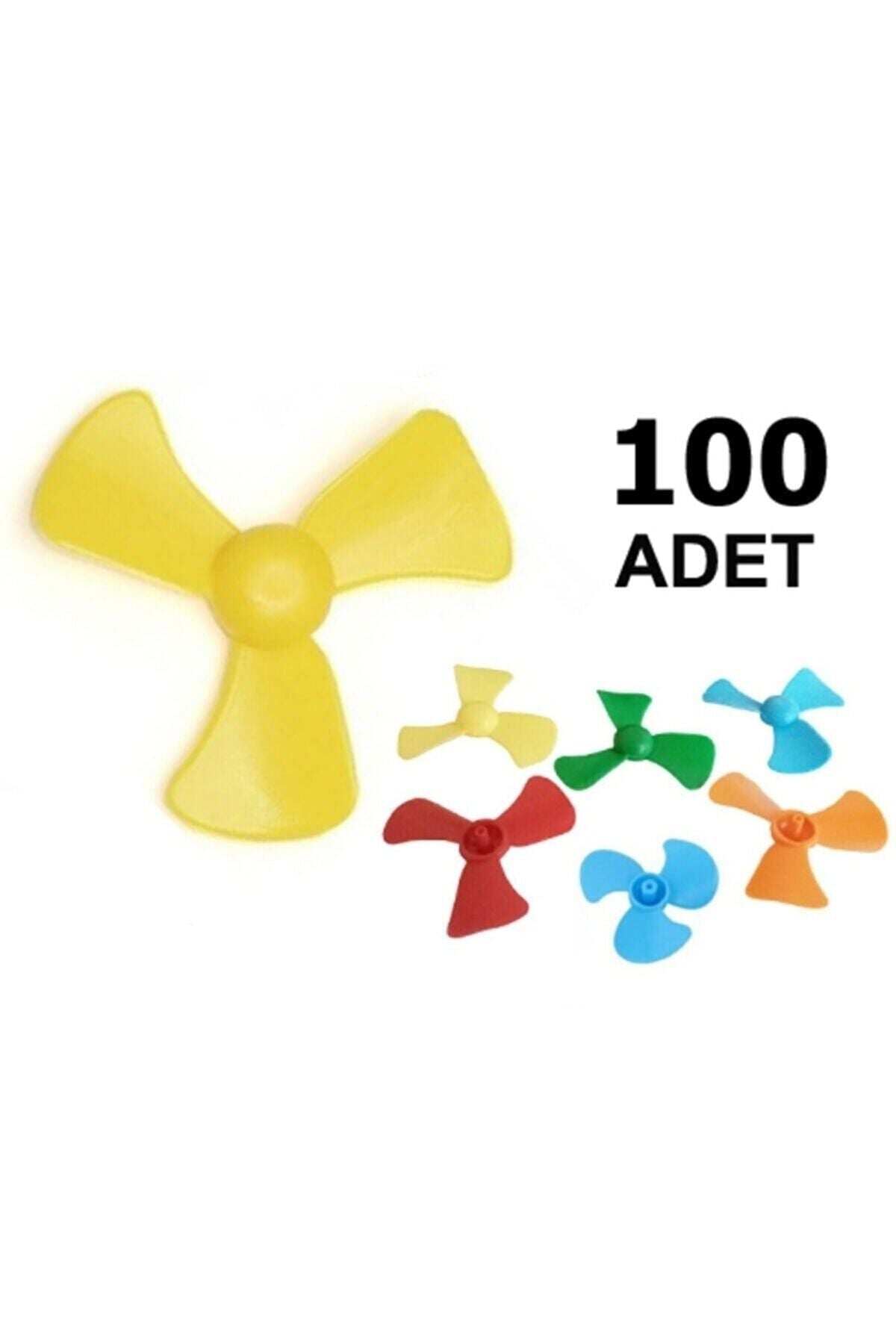 100 Adet Mini Pervane Deney Pervanesi iş Eğitimi Malzemesi - indirimsepeti