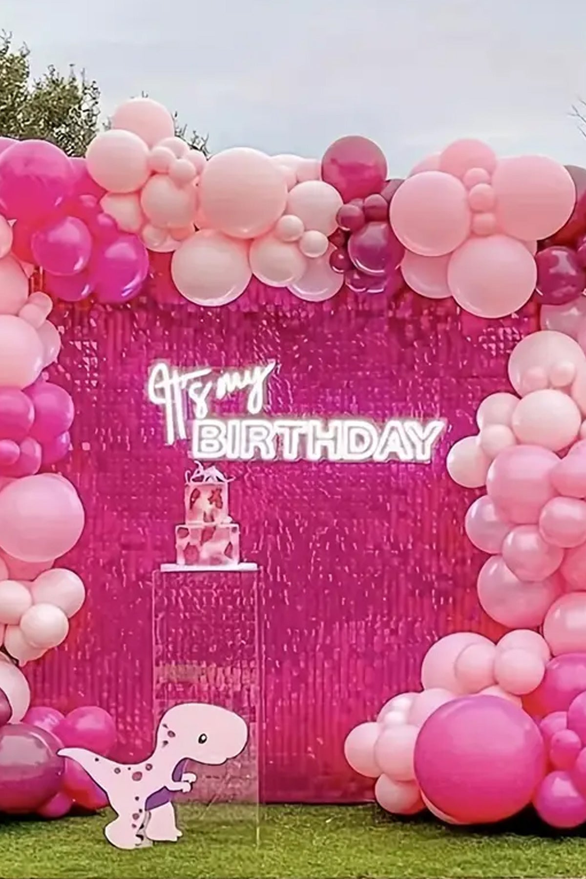 100 Adet Metalik Krom Pembe Balon Kız Kadın Doğum Günü Süsleme Düğün Bebek Partisi - indirimsepeti