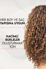 6 lı Geniş Saç Bukle Bigudi Kendi Tutuşlu Isı Olmayan Rulo Saç Bukle Maşası Saç kıvırma aleti - indirimsepeti