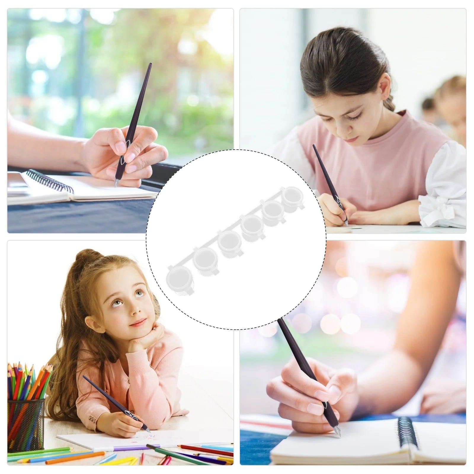 Boş Boya Kutusu 8 adet – 10ml cc Şeffaf Kapaklı Pratik Boya Saklama Kabı | Yaz Sanat Etkinlikleri 10mlx 6lı Set - indirimsepeti