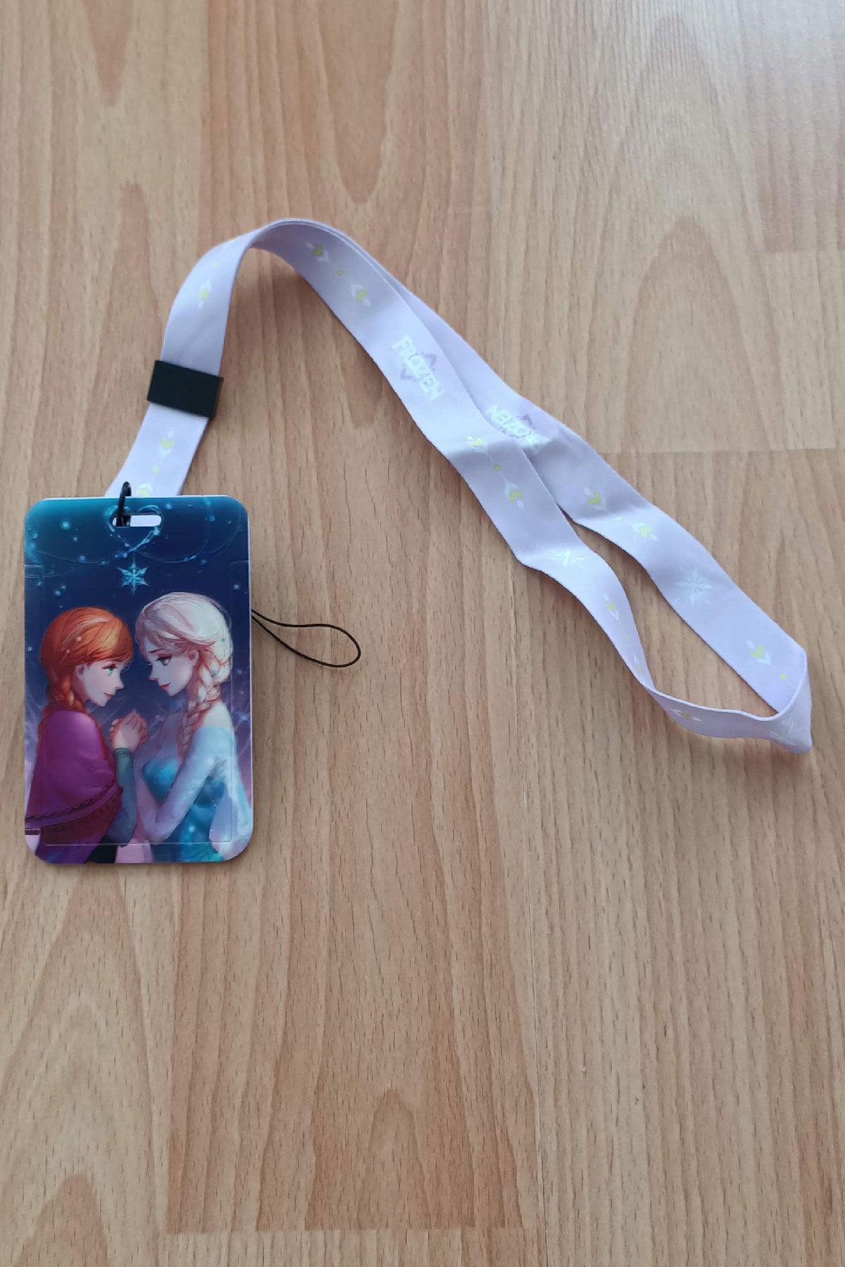 Prenses Else Frozen Yaka Askı Ipi Boyun Askı Ipi Telefon Askı Aparatı kimlik kartı 11x7cm 1 Adet - indirimsepeti