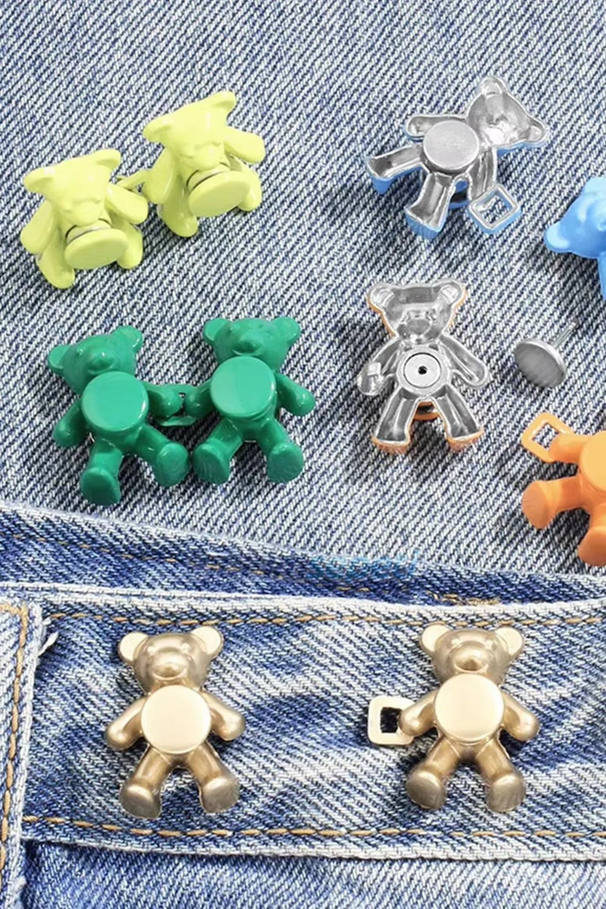 Pantolon Daraltma Klipsi Ayarlanabilir Pantolon Agrafı Metal Pantolon Çift iğne - indirimsepeti