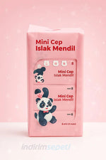 Mini Cep Islak Mendil 3’lü Set | Zürafa, Fil, Panda Maskotlu | Taşınabilir Hijyen, Çocuk ve Çanta için - indirimsepeti