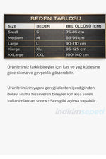 Yün Bel Korsesi ve Kuşağı Unisex – Cırtlı ince Bel Destekleyici, Rahat ve Şık Yün Korse (S - XXL) - indirimsepeti