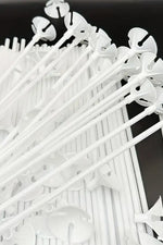 100 Adet Balon Çubuğu Balon Tutucu Sapları Plastik Doğum Günü Partisi, Düğün Etkinlik Sahne Süslemesi - indirimsepeti