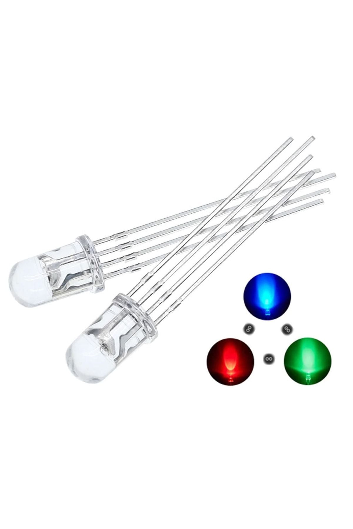 5mm Rgb Led Ortak Anot 4 Pin Multicolor Diyot Işık Lamba Light - indirimsepeti
