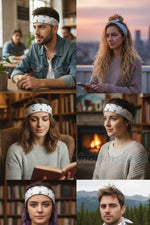 Etnik Desenli Üçgen Pamuklu Bandana 70×48×48 cm – 4 Mevsim Saç, Boyun, Spor & Makyaj Bandanası - indirimsepeti