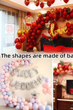 Balon Zinciri 5 Mt Halka Balon Tutucu Plastik Doğum Günü Partisi, Düğün Etkinlik Sahne Süslemesi - indirimsepeti