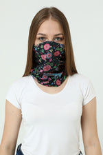 Buff Dikişsiz Boyunluk Maske Baf Bandana Saç Bandı Kamp Aksesuar Çiçek Desenli - indirimsepeti