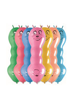 50 Adet Sevimli Kurt Kurtcuk Renkli Büyük Boy Balon Parti Toplantı Etkinlik Kutlama Doğum Günü - Indirimsepeti