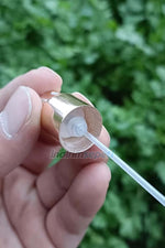 50ml küçük kapasiteli parfüm şişesi Pompası Parlak gold cam silindirik parfüm şişesi Kapak - indirimsepeti