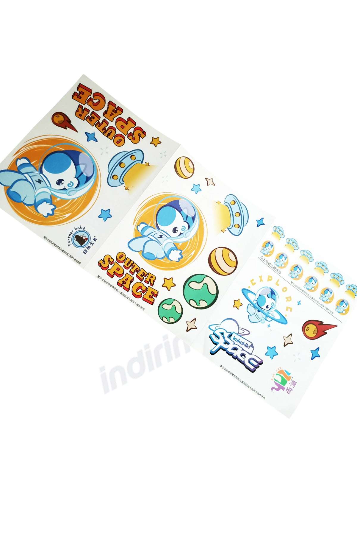 Trend Çocuk Yağmurluk Sticker Çıkartma Yapıştırmalı Sırt Çanta Korumalı Mavi Eva Cepli Özel Çantalı - indirimsepeti