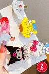 Kawaii Sanrio Hello Kitty Cinnamoroll Anime  Sanrio Karakterleri Mandal ve Pens Toka 2 li Set