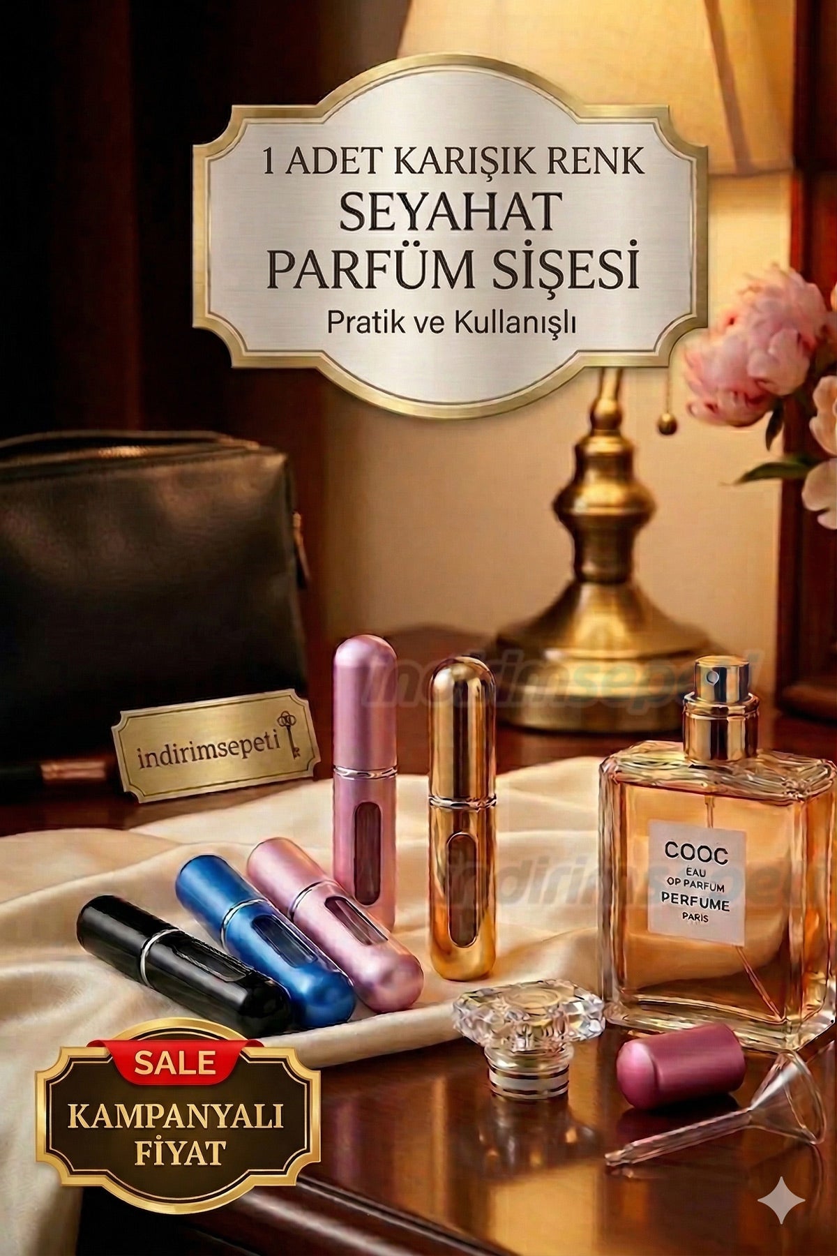 1 Adet Taşınabilir Parfüm Şişesi Sprey – Karışık Renk Mini Doldurulabilir Parfüm Seyahat Boy