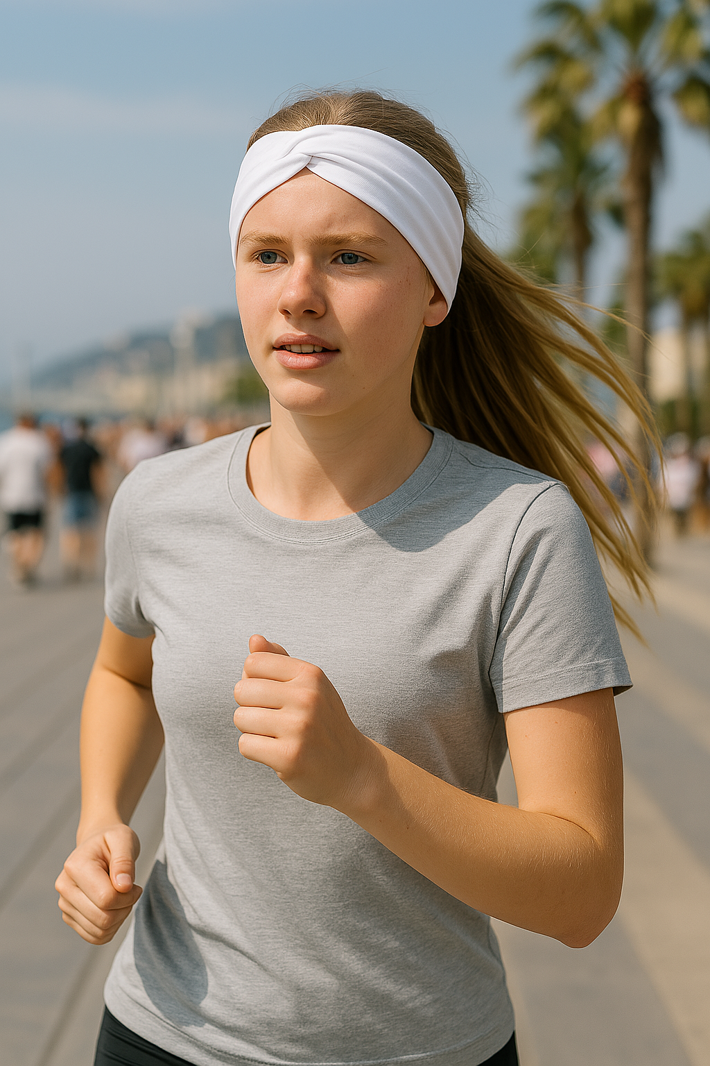 Çapraz Makyaj Yıkama Deniz Sahil Gezi Saç Bandı Saç Bant Polyester Beyaz - Indirimsepeti