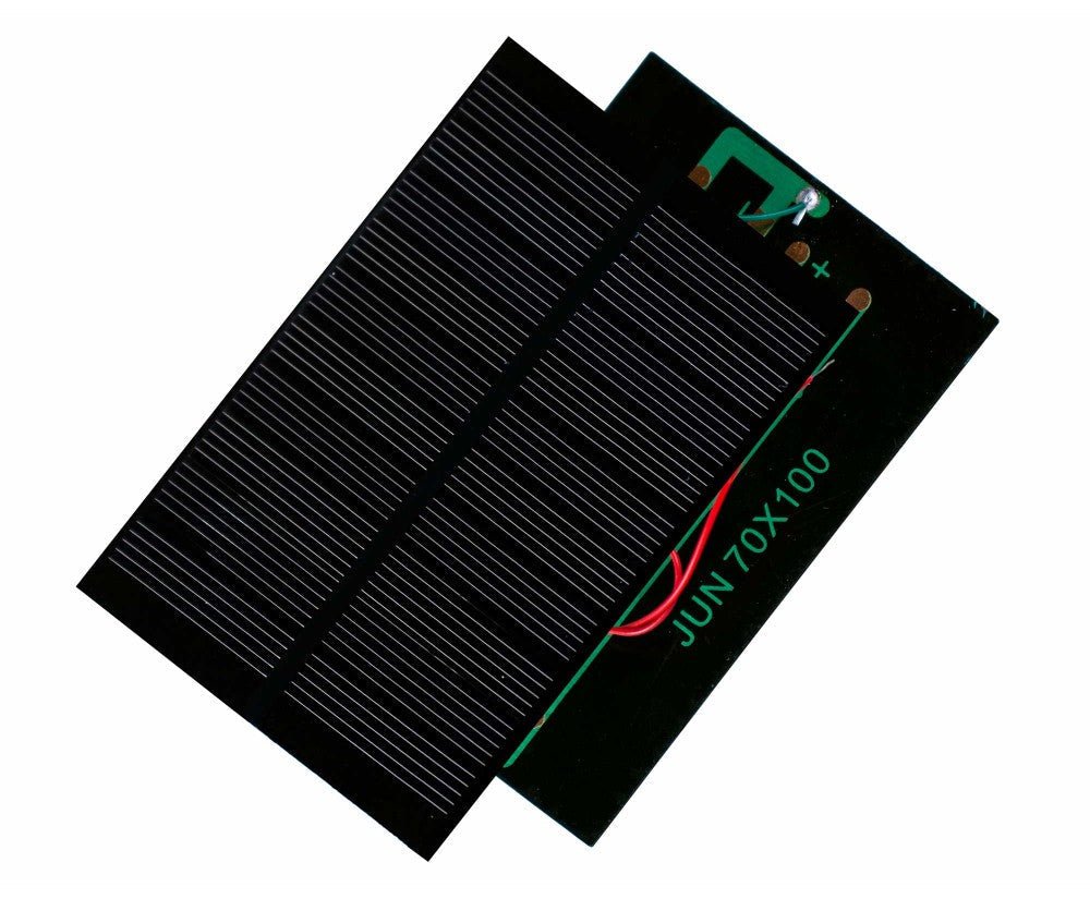 Güneş Paneli 20cmx13cm 12 Volt 500 Mah + Ve - Uç Kablolu Solar 6 Watt - indirimsepeti